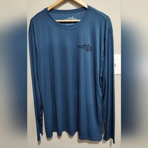 Reel Life Men’s Sun Protection Swimming/Outdoor Long Sleeve Shirt, Size XXL